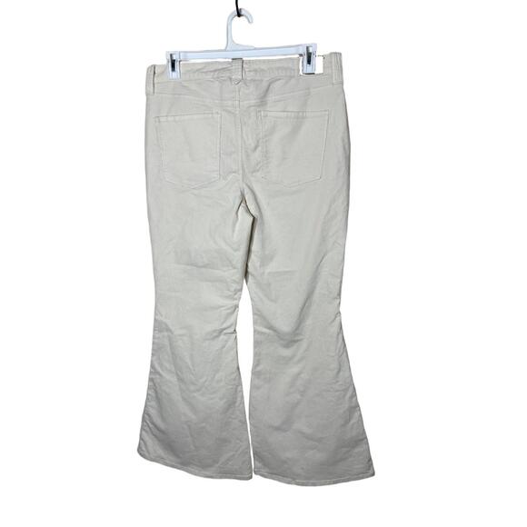 AMERICAN EAGLE Womens Size 16 Light Beige‎ High-Waisted Corduroy Festival Flare - Picture 4 of 10